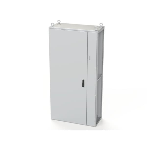 3 Point Latch with Coinproof/Padlocking Swing Handle Electrical Enclosures, 78.74 in H, 18 in D